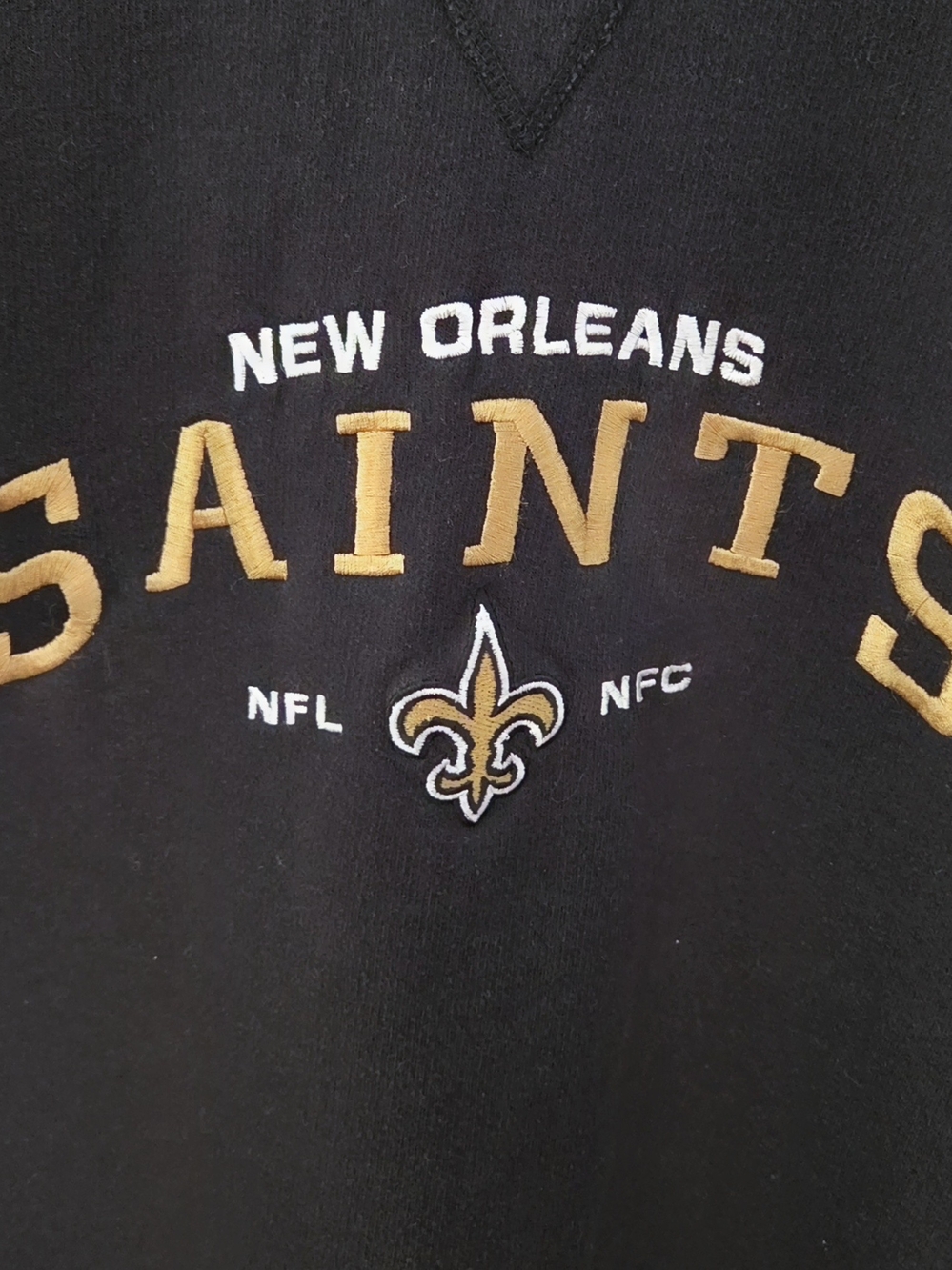 Vintage 90s NFL Pro Line New Orleans Saints Embroidered Crewneck Size Large - Picture 3 of 5
